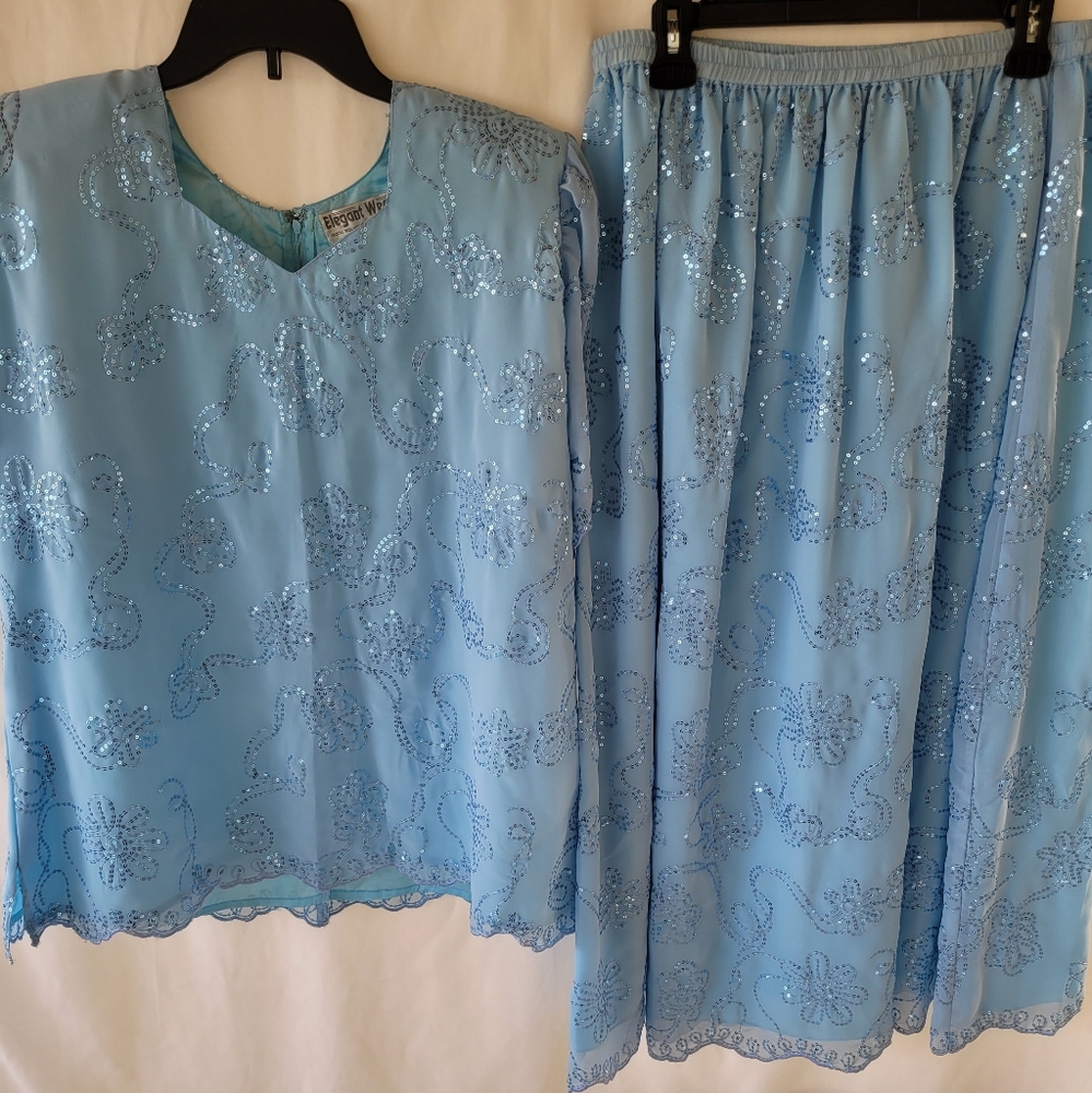 Elegant Wear evening skirt and top 1x
